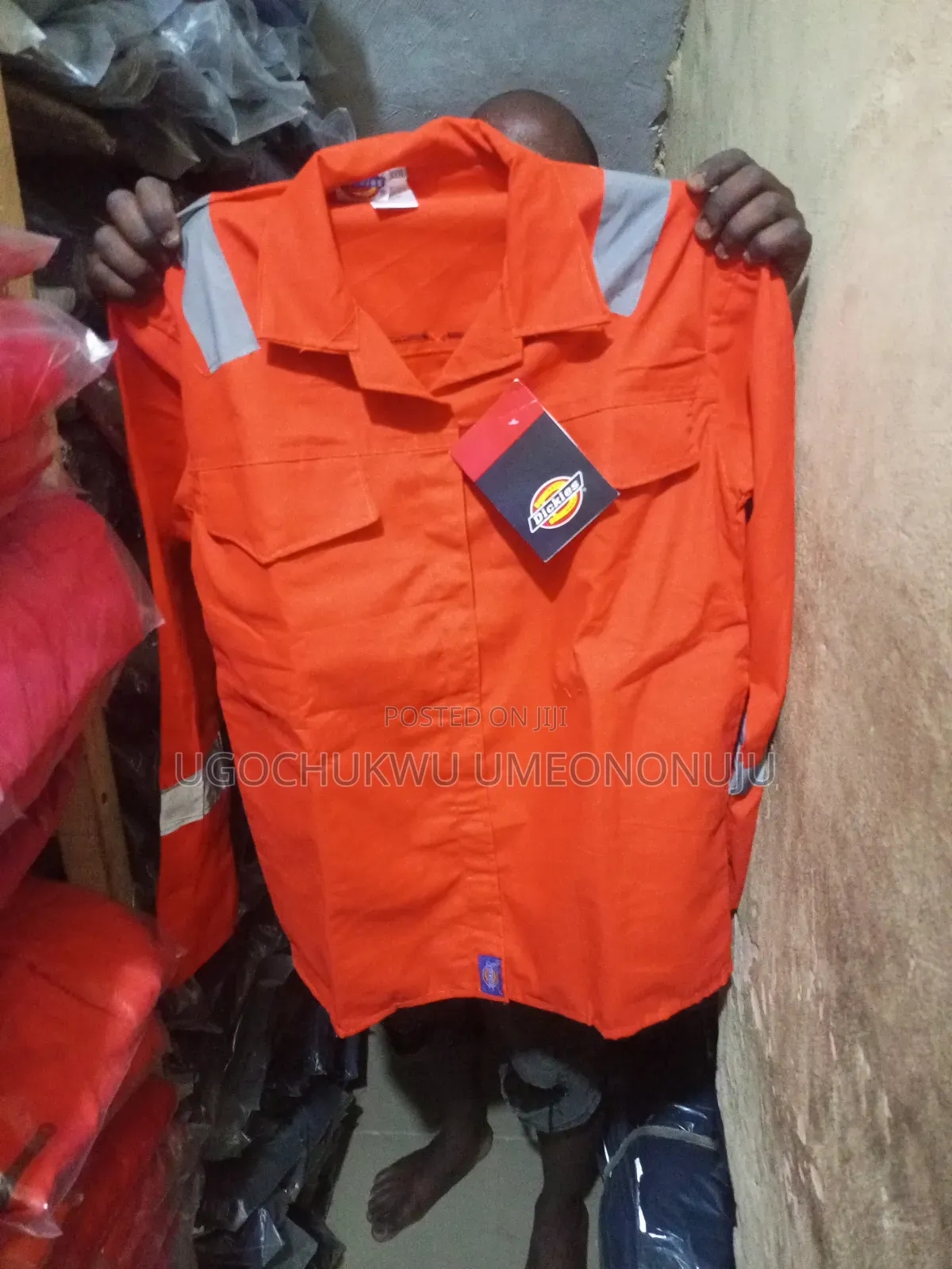 Orange Reflective Coverall