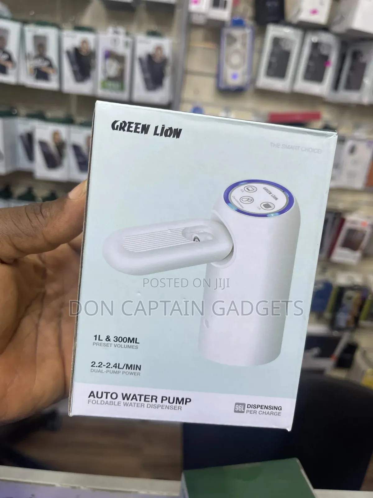 Green Lion Auto Water Pump Foldable Water Dispenser
