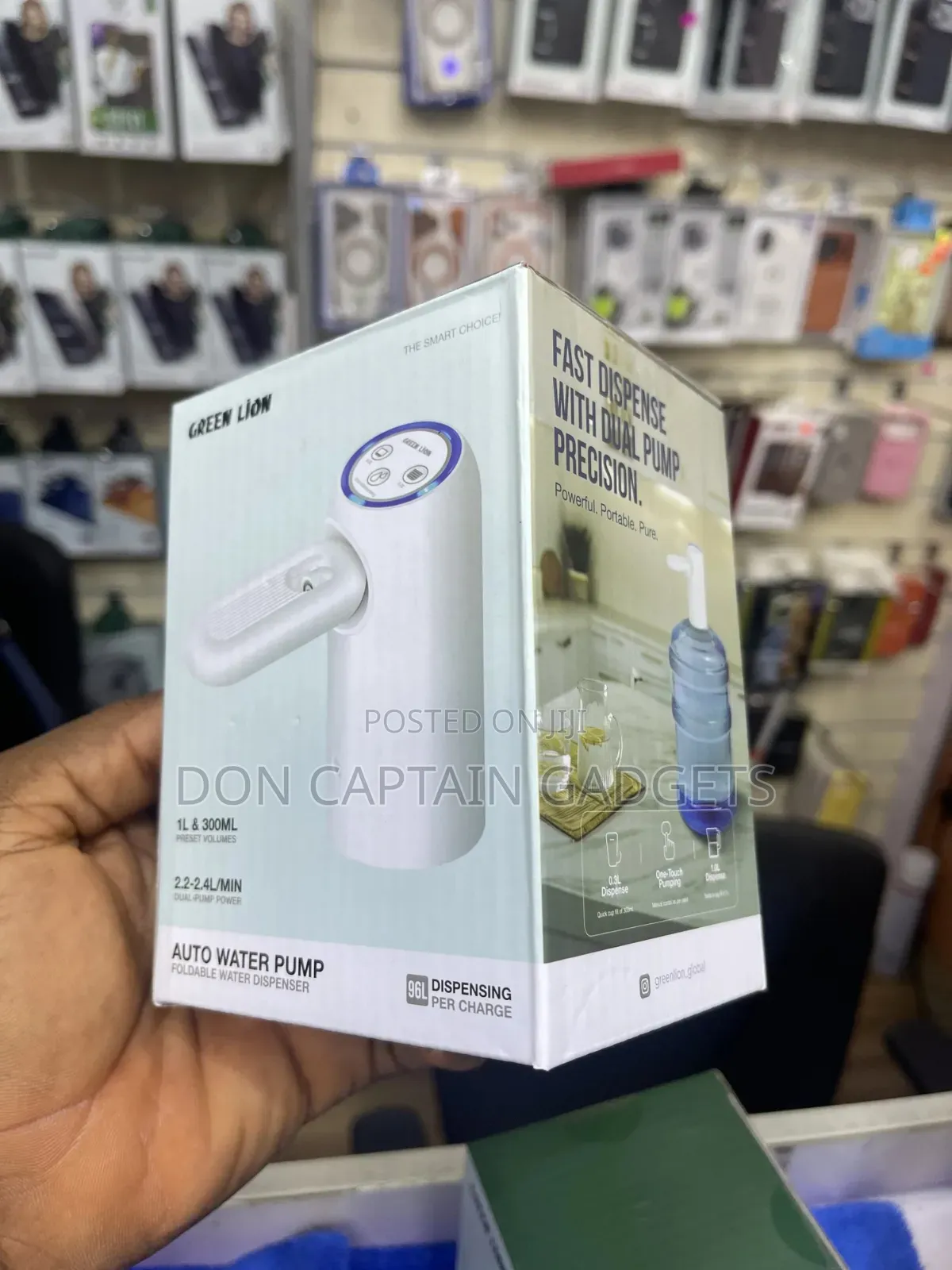 Green Lion Auto Water Pump Foldable Water Dispenser