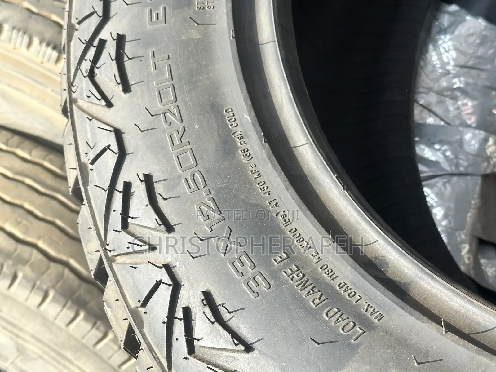 33x12.50r20 Off-Road Tyre – Strong Durable – Abuja