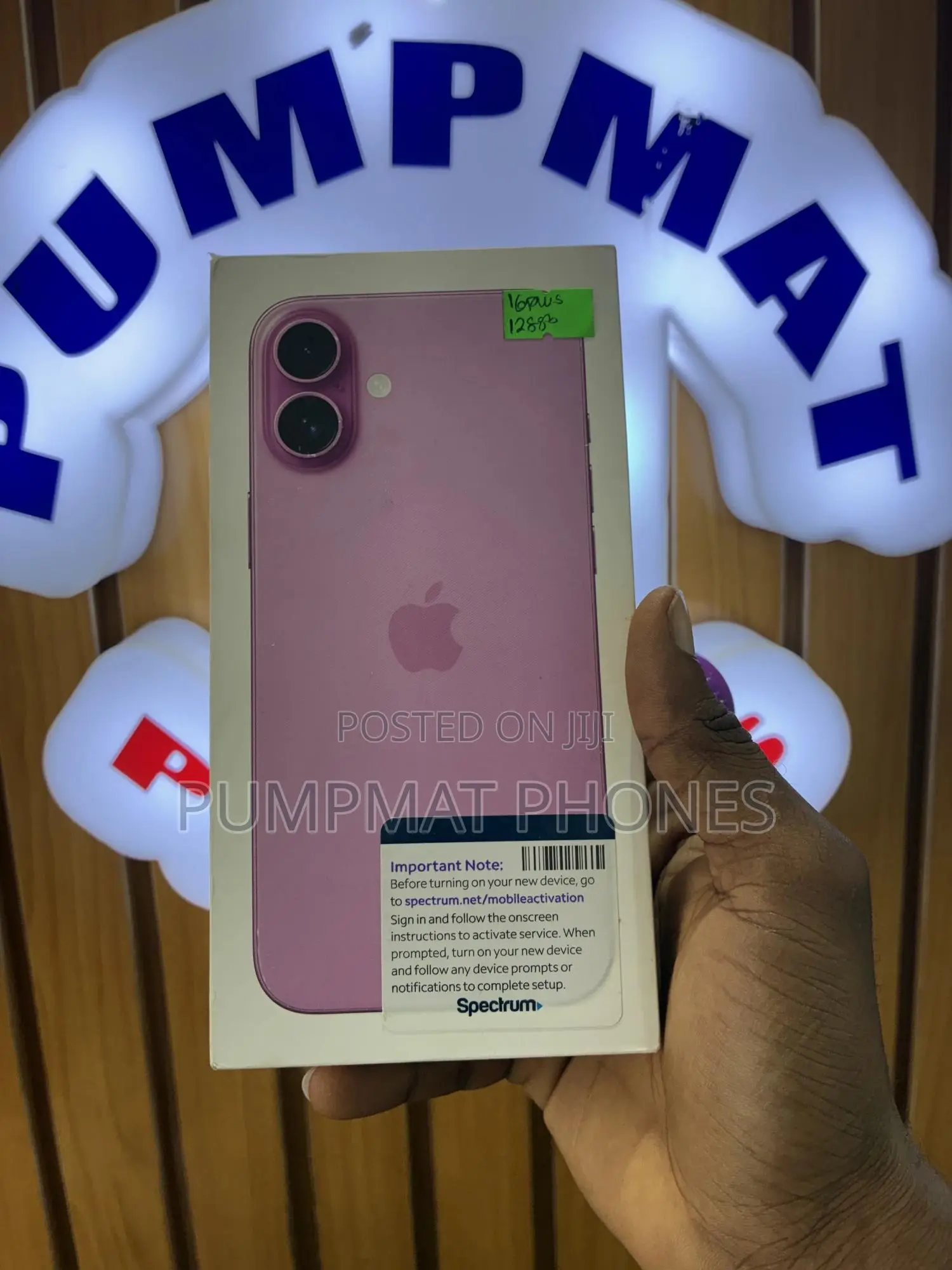 New Apple iPhone 16 Plus 128 GB Pink