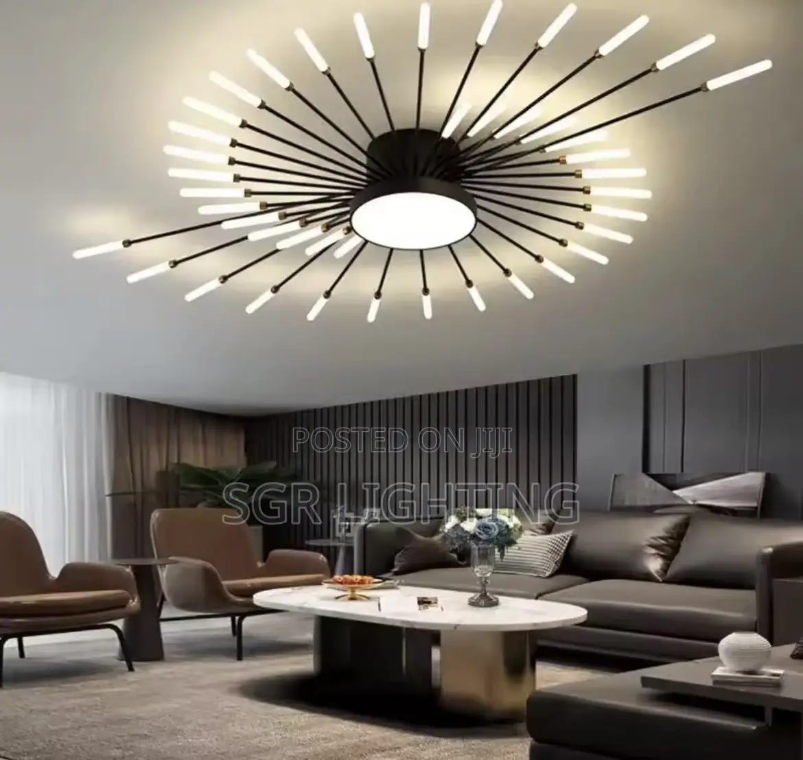 Shaped Led Ceiling Lamp Modern Living Room Light Home