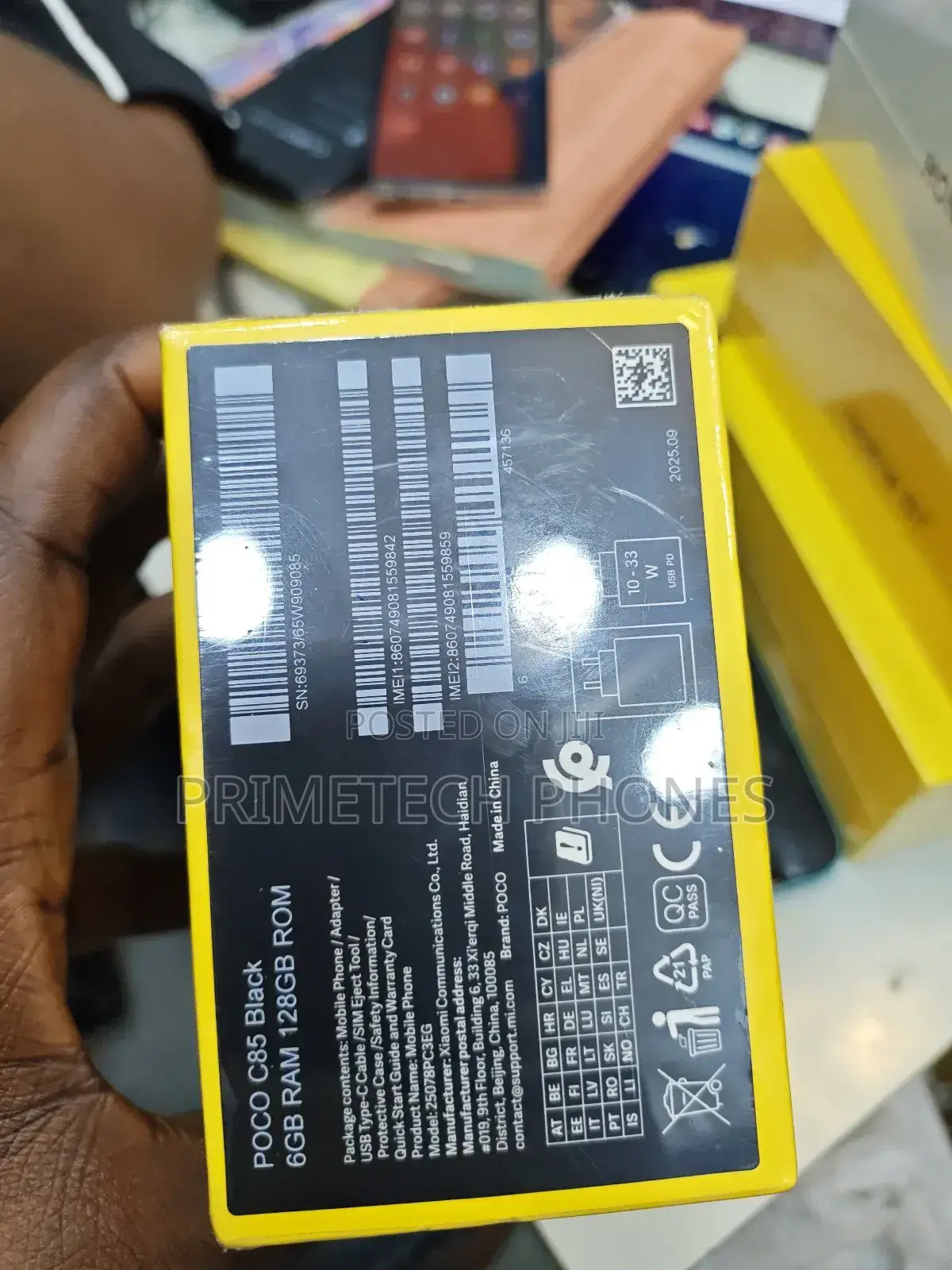 New Realme C85 4G 128 GB Black