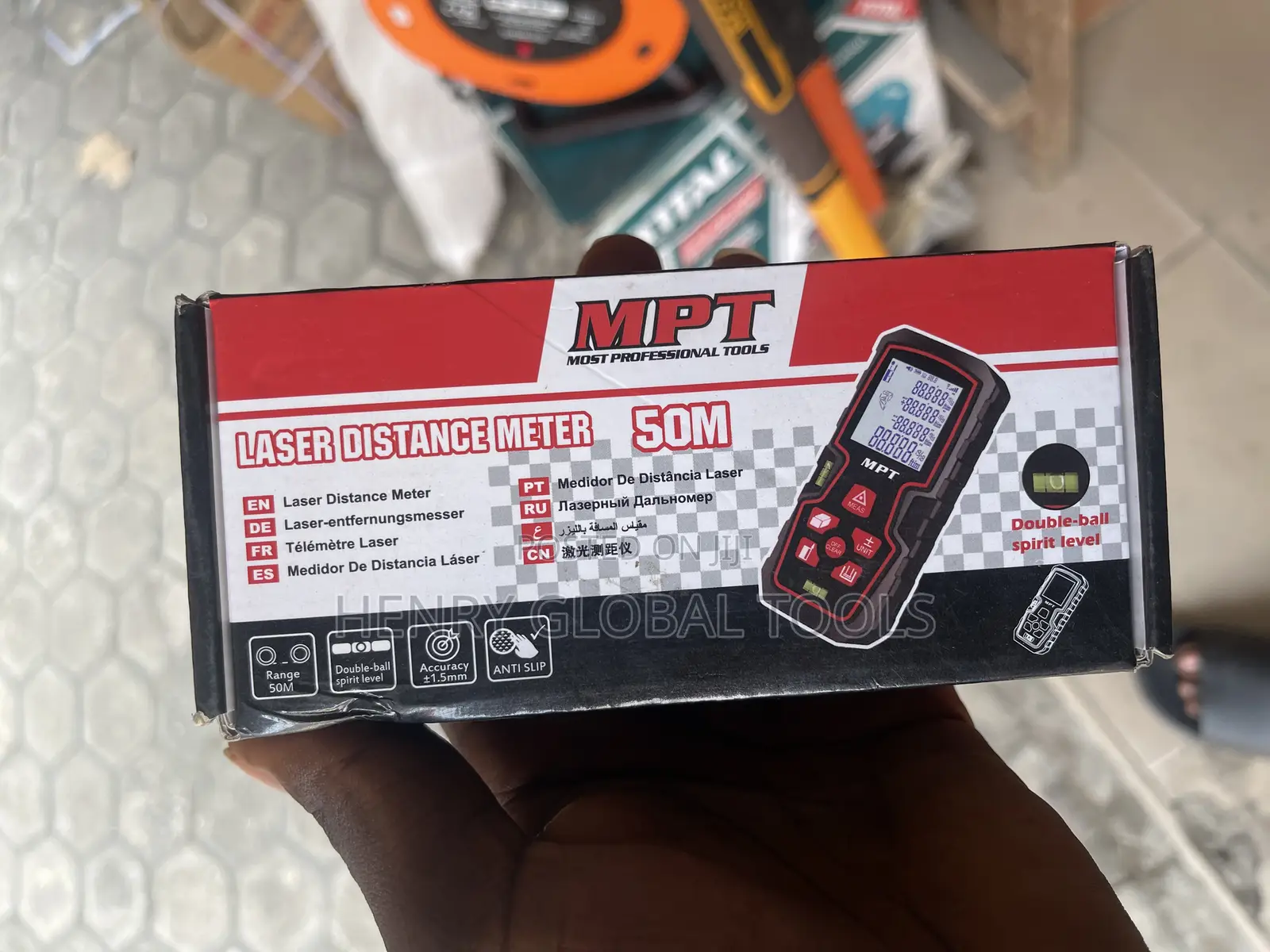 50m MPT Digital Laser Tape