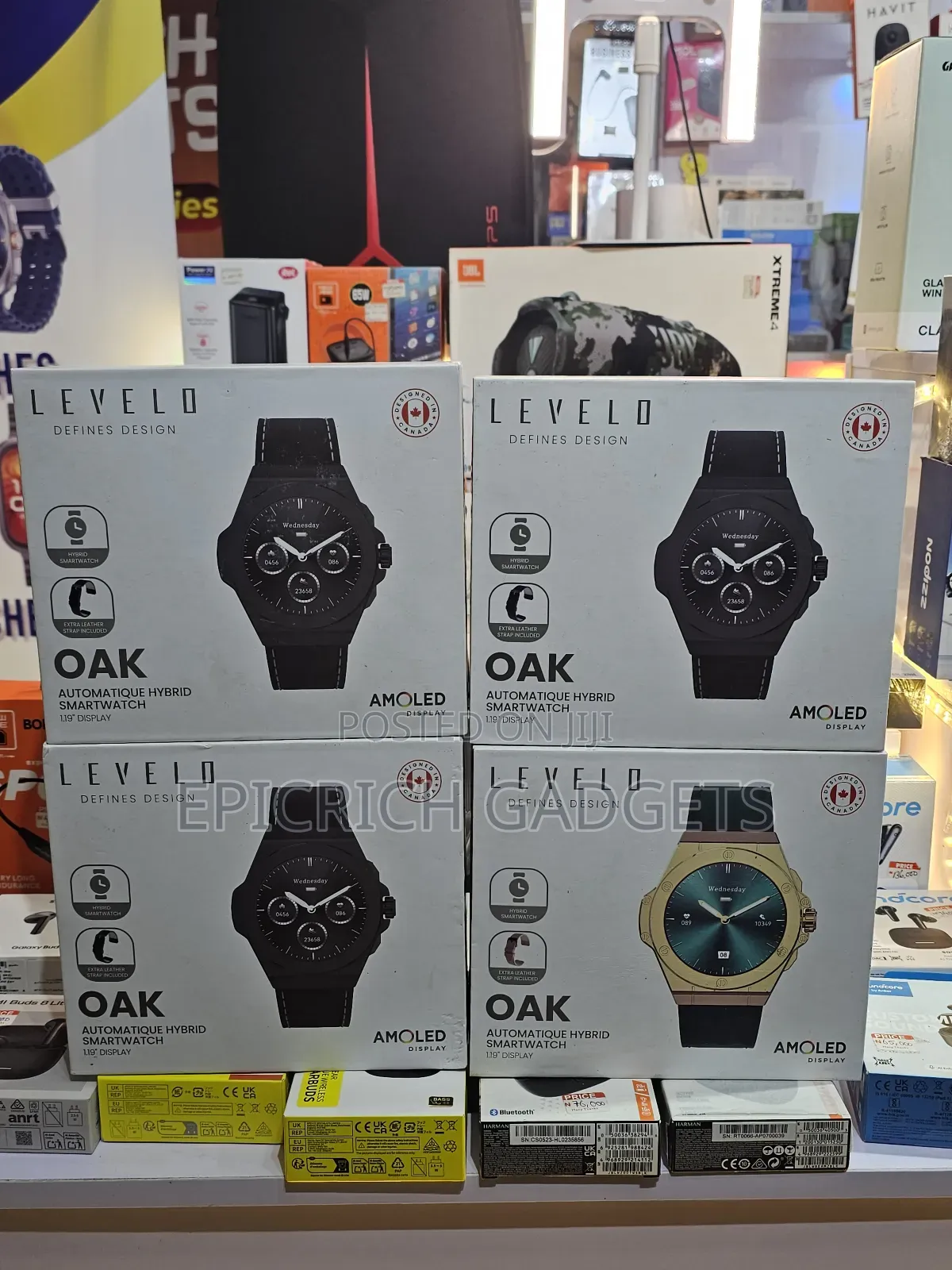 Levelo Oak Automatique Hybrid Smartwatch | Amoled | Ip68