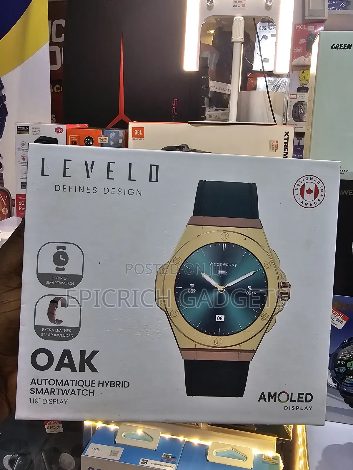 Levelo Oak Automatique Hybrid Smartwatch | Amoled | Ip68