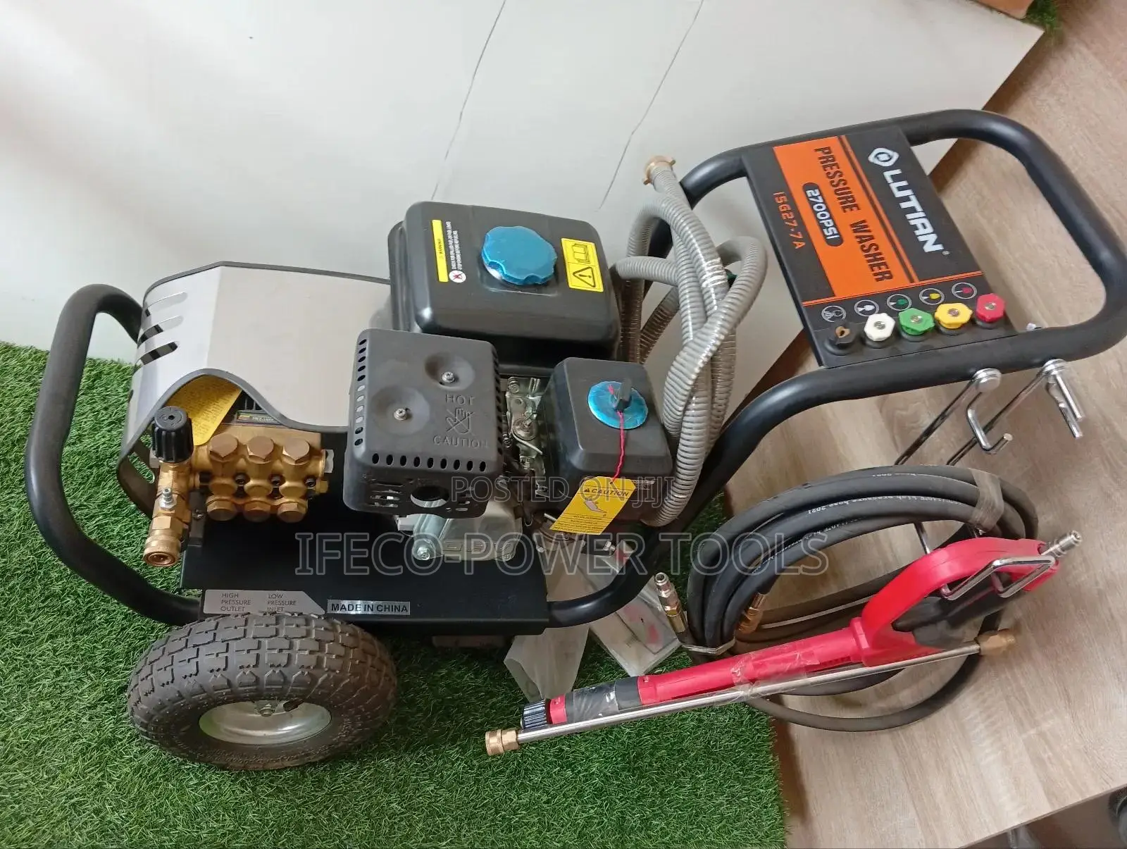 Lutian Pressure Washer, Model 15627-7a, Designed for Heavy-Duty