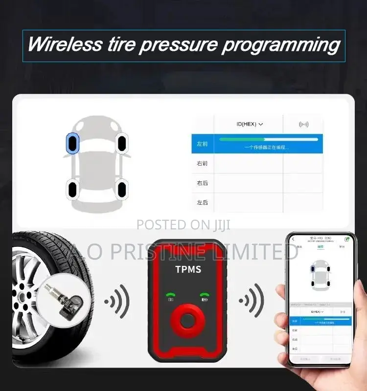 Programable TPMS Sensors 2 in 1 433mhz and 315mhz