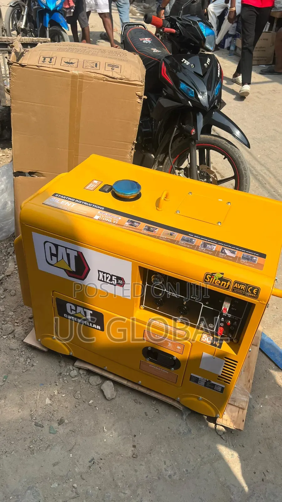 Cat 12kva Soundproof Generator
