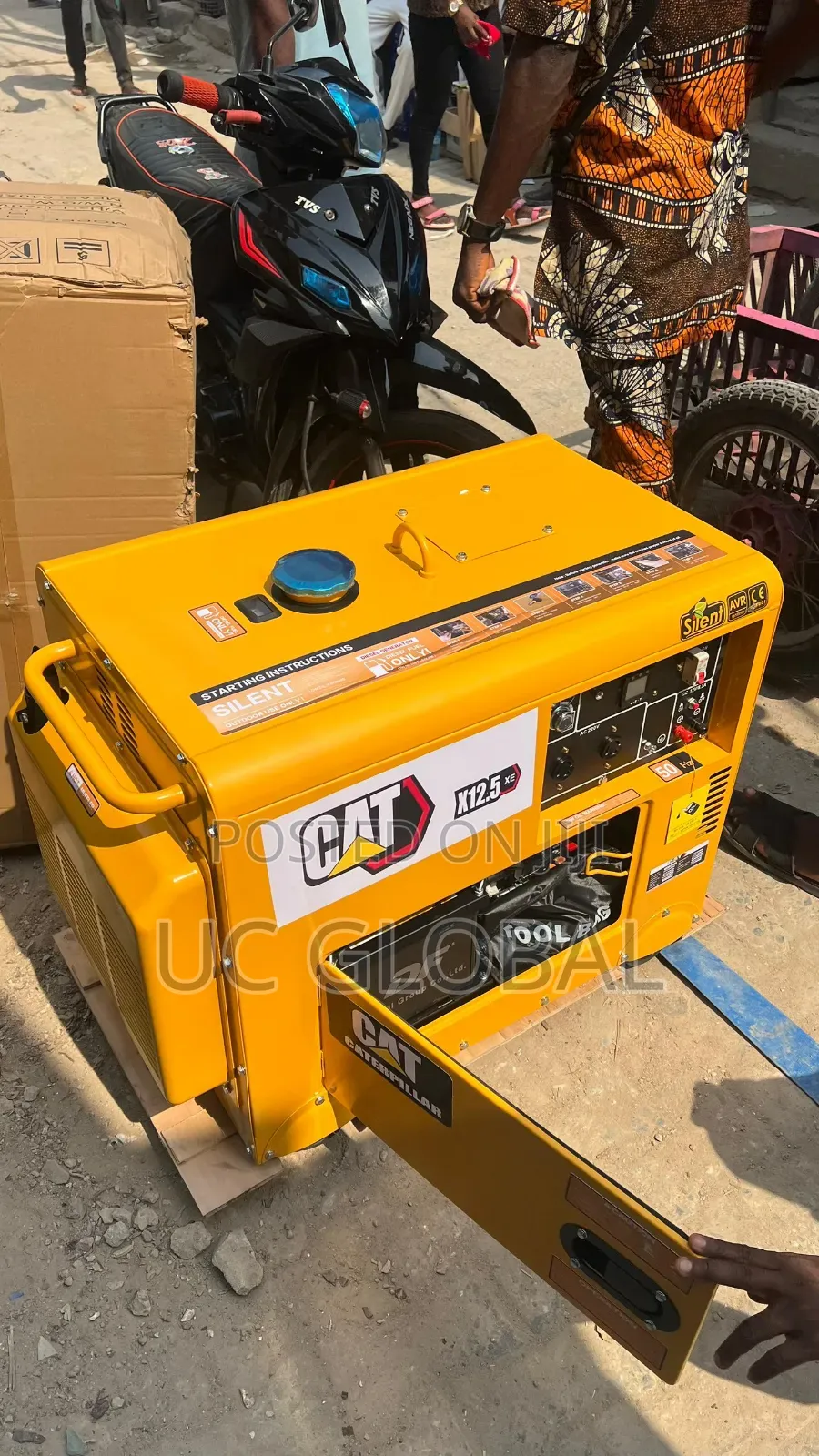 Cat 12kva Soundproof Generator