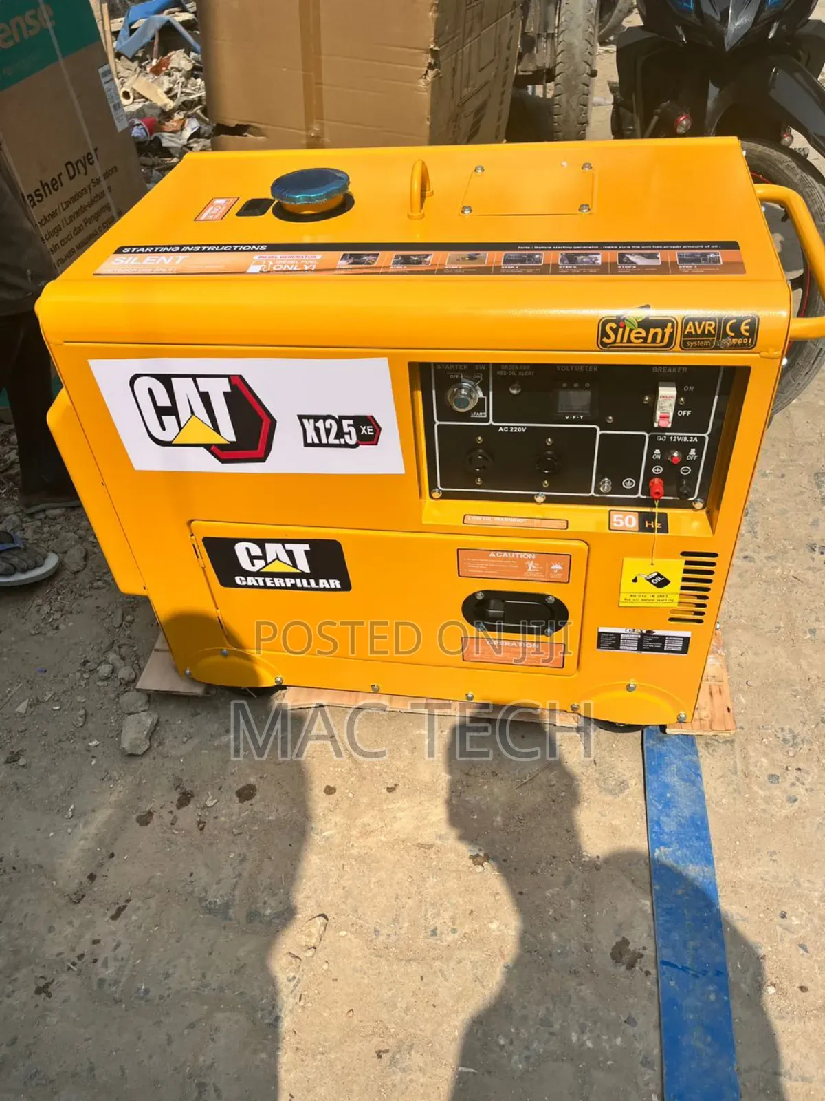 Cat 12kva Soundproof Generator Diesel