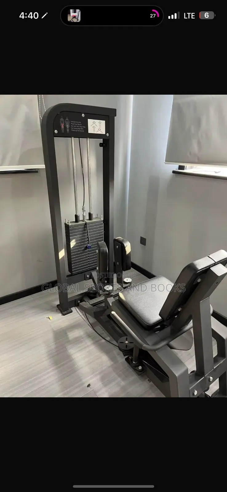 Commercial Gym Hip Abductor