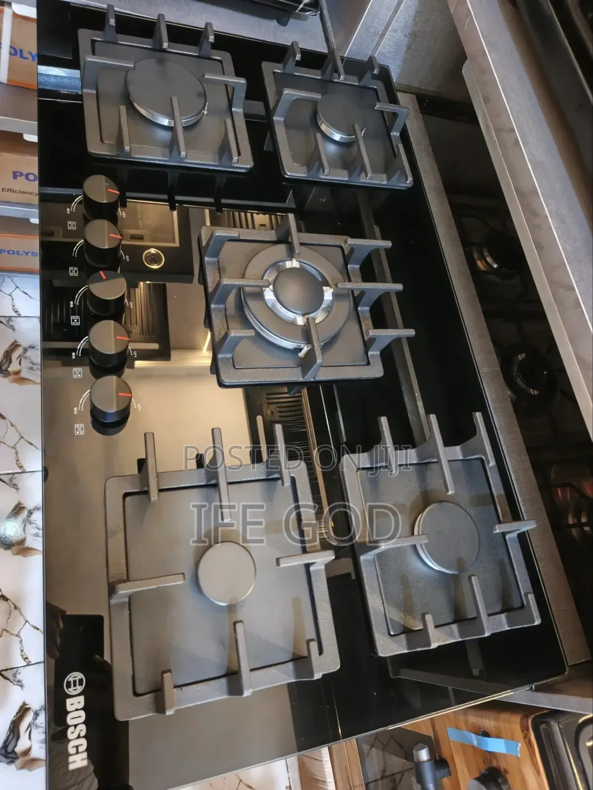 Original Bosch Inbuilt Premium Luxury Automatic 5 Burners Gas Cooker