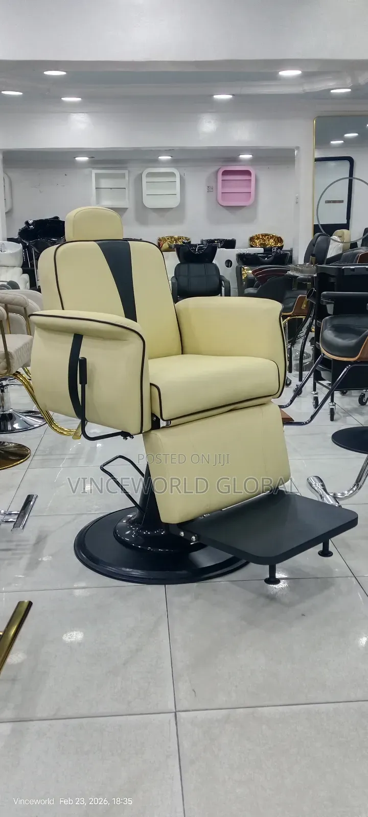 Colorful Barber Chair