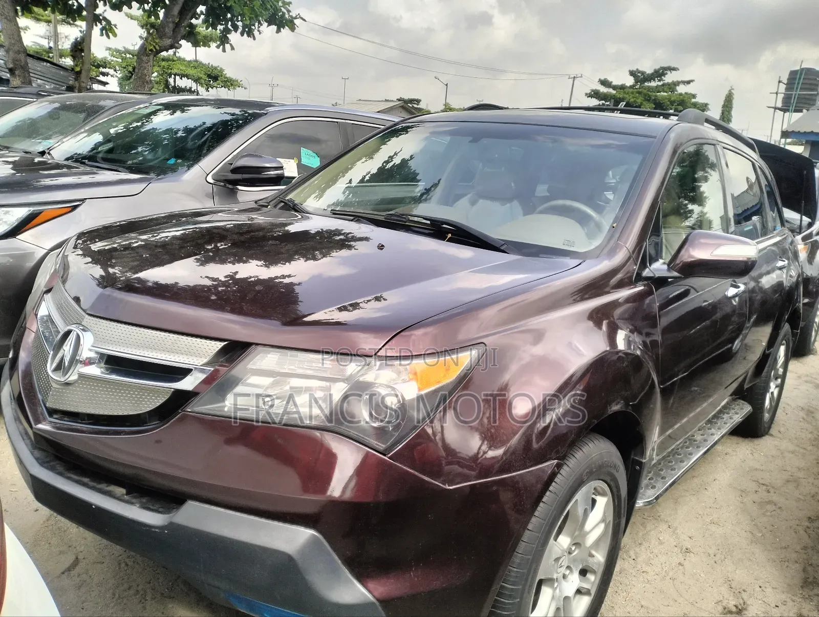Acura MDX Sport Package AWD (3.7L 6cyl 5A) 2009 Burgundy