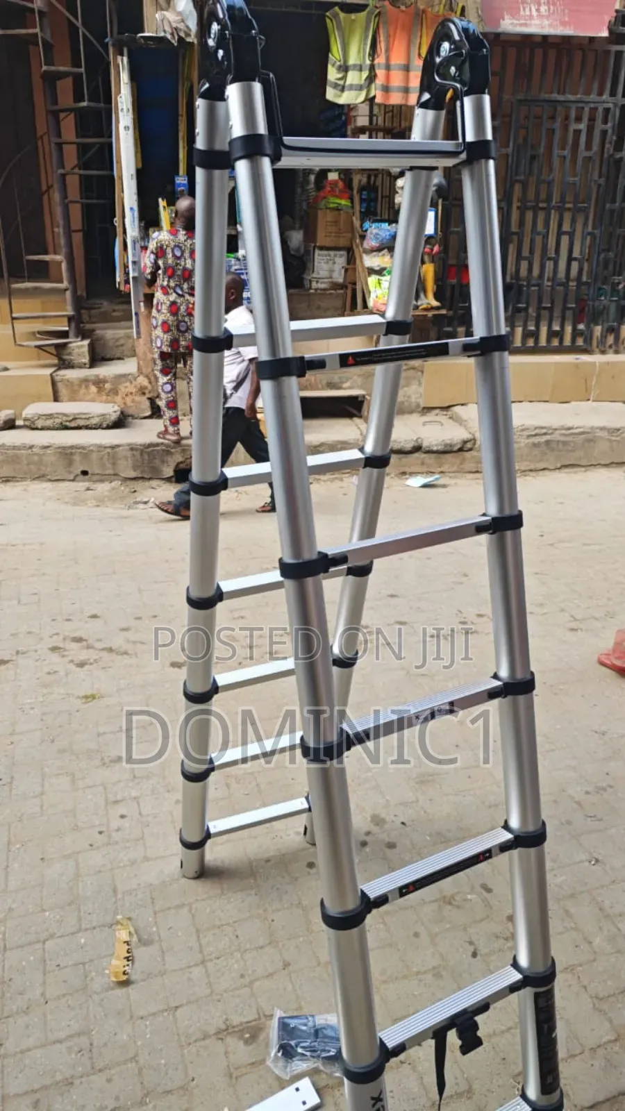 Double-Sided Telescopic Aluminum Multi-Purpose Ladder 2.2 Meters