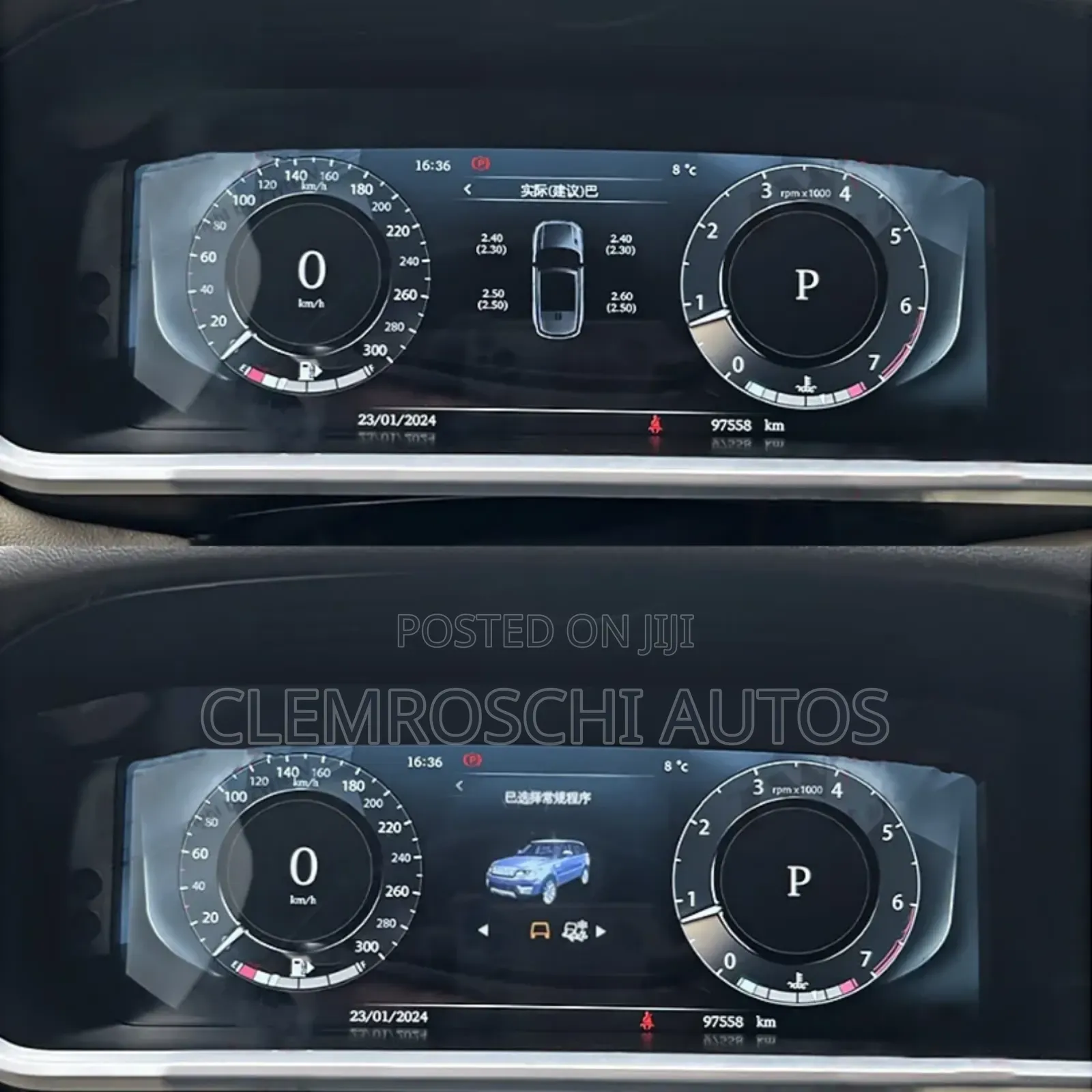 High Quality Certified Digital Speedometer Clock Range Rover Vogue 015