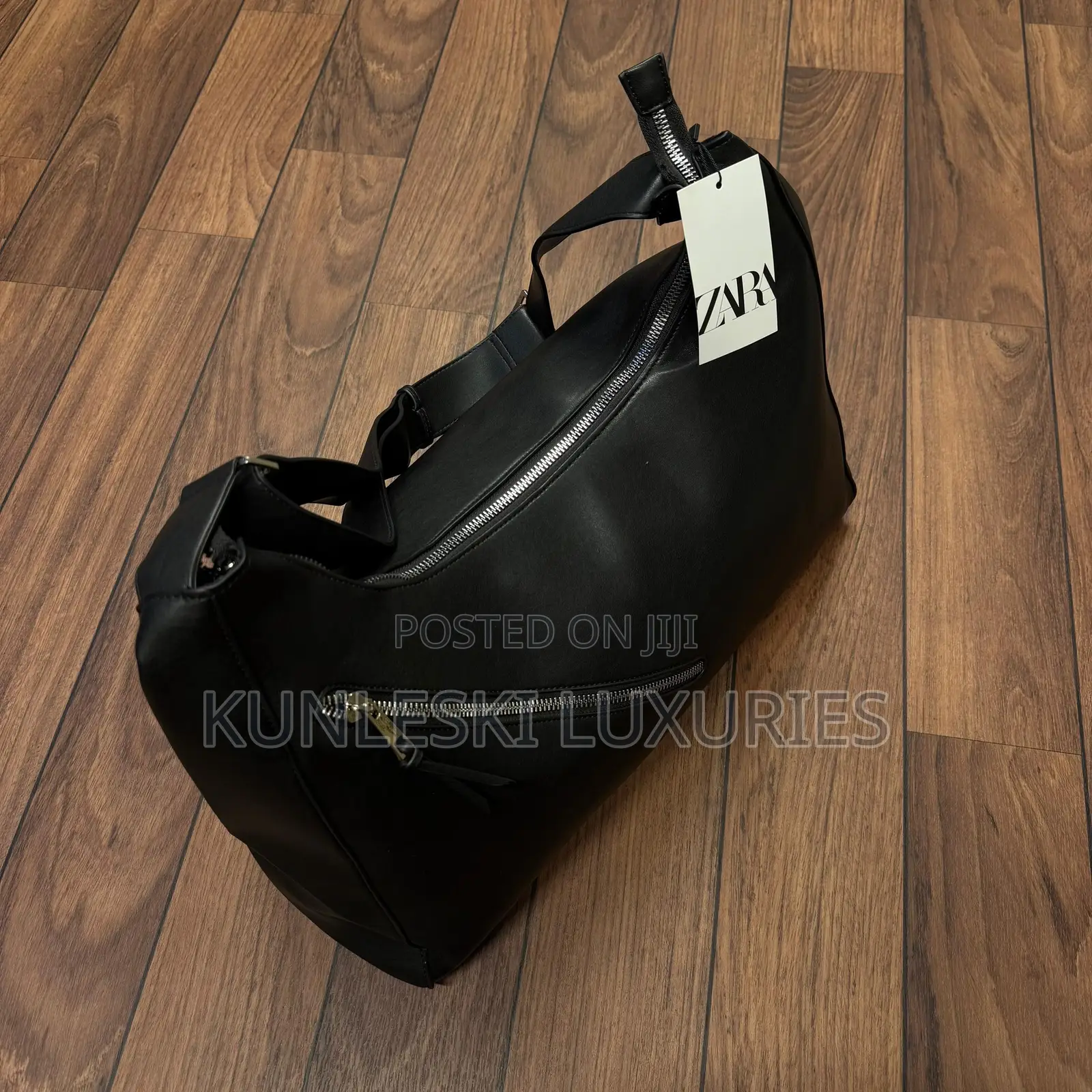 Original Zara Xl Shoulder Black Bag