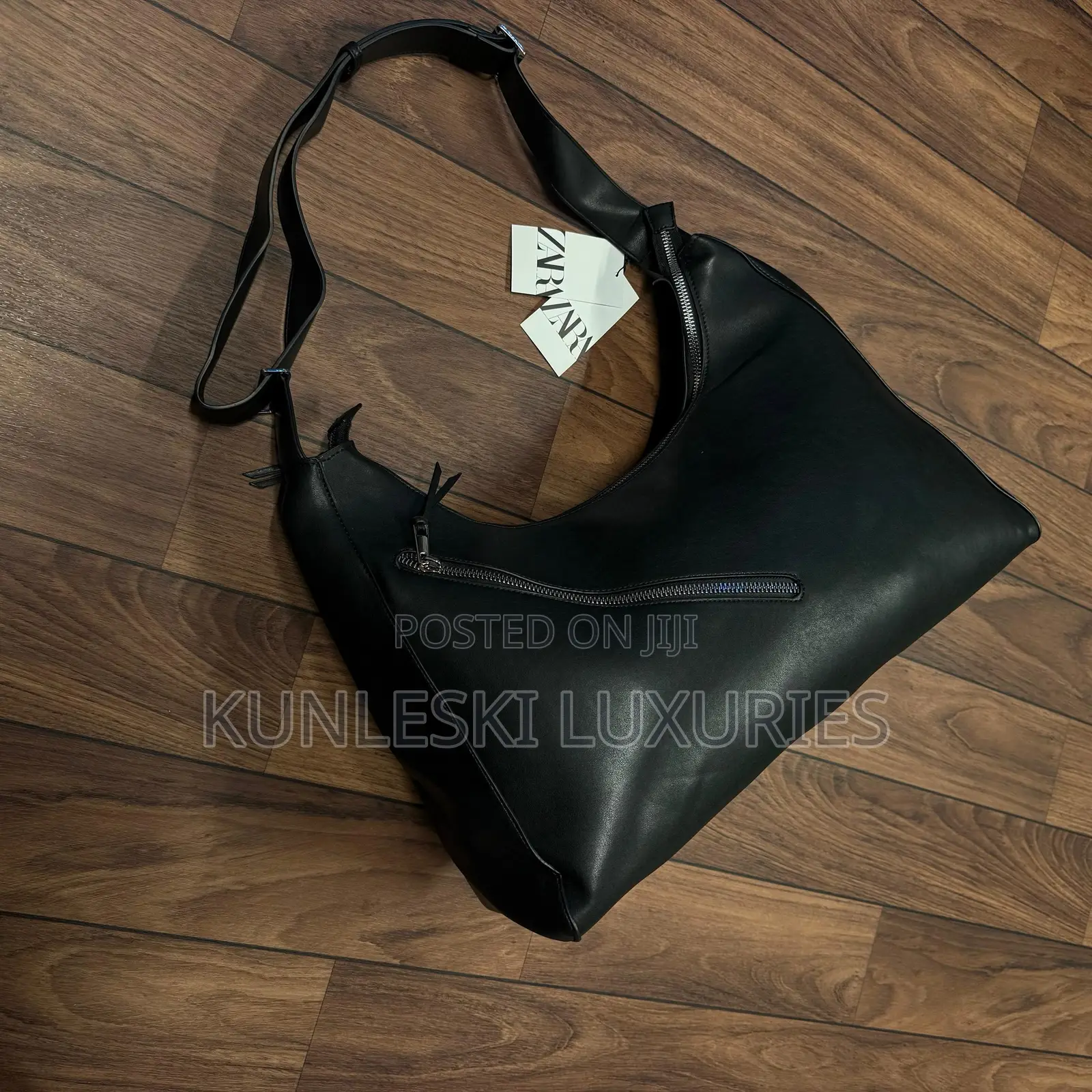 Original Zara Xl Shoulder Black Bag