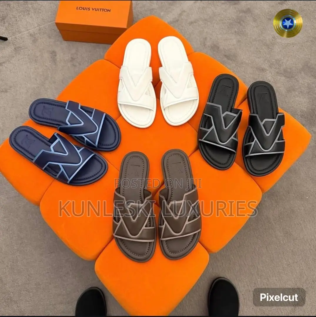 Original Louis Vuitton Oasis Leather Slippers