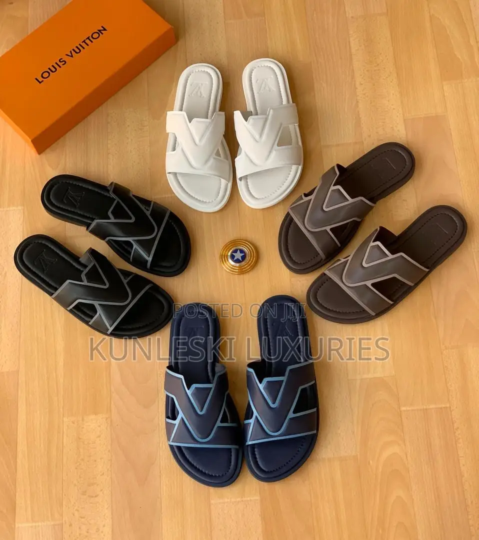 Original Louis Vuitton Oasis Leather Slippers
