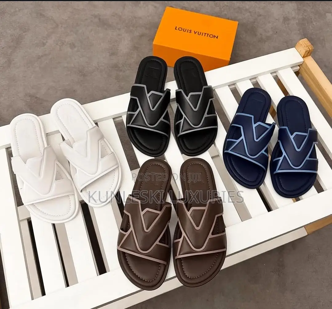 Original Louis Vuitton Oasis Leather Slippers
