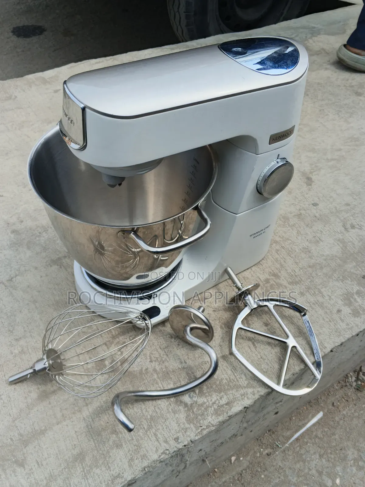 Kenwood Dough Mixer Titanium Chef Baker Xl Cake Mixer Measuring Scale