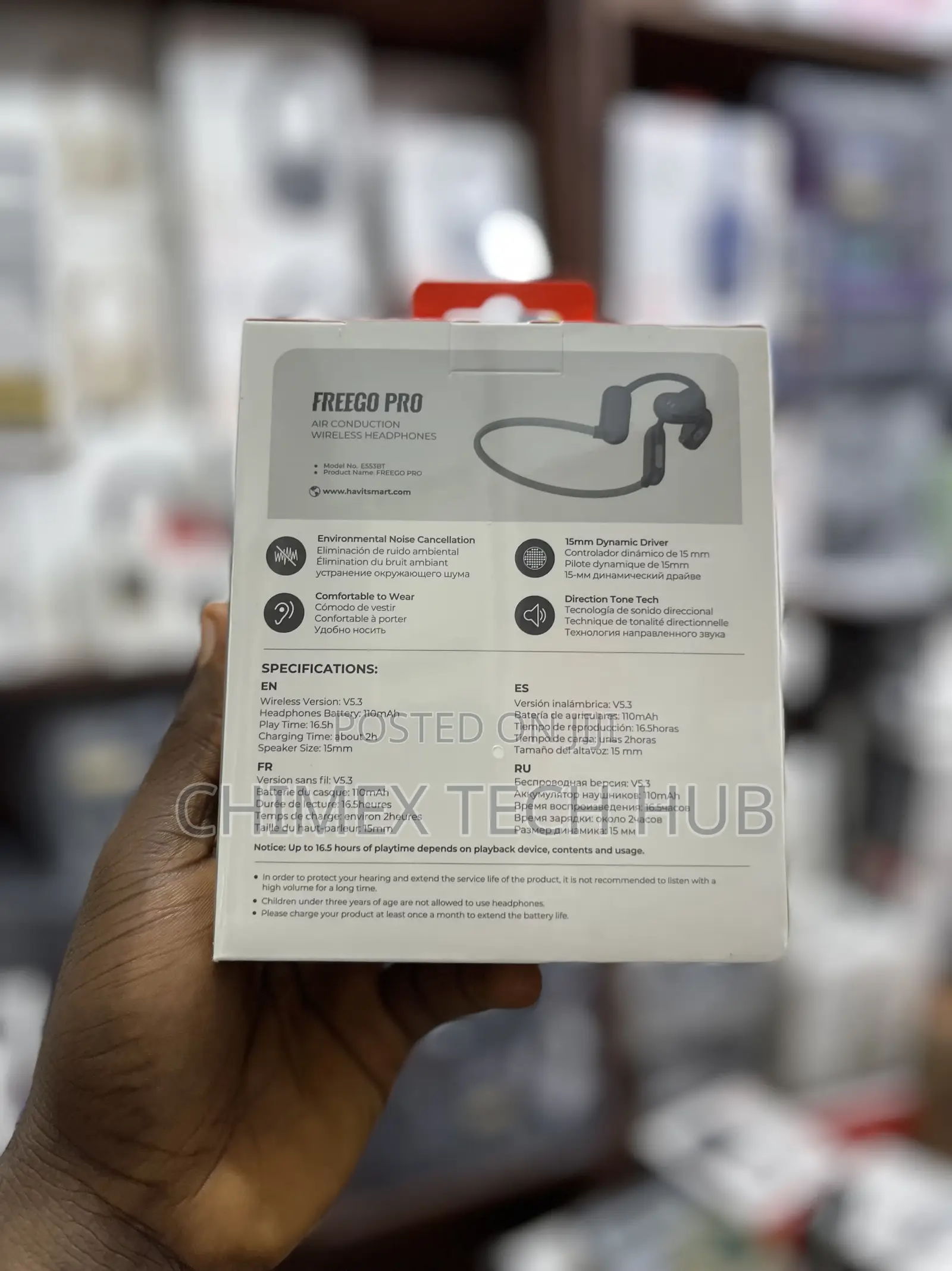 Havit Freego Pro Air Conduction Wireless Headphones