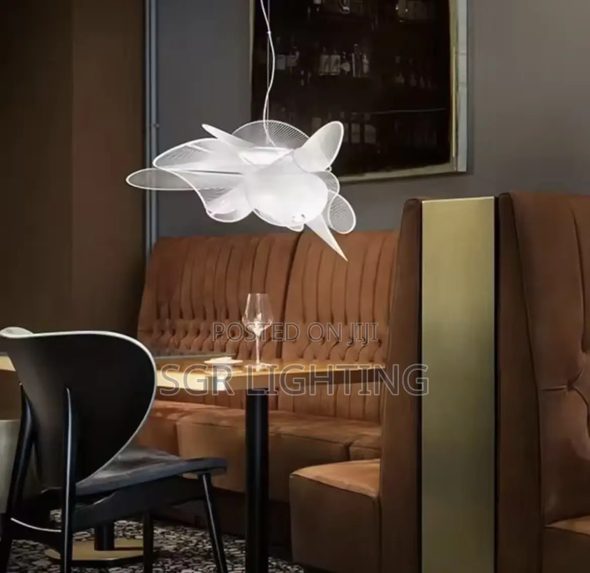 Italian Designer Creative Petal Restaurant Led Chandelier