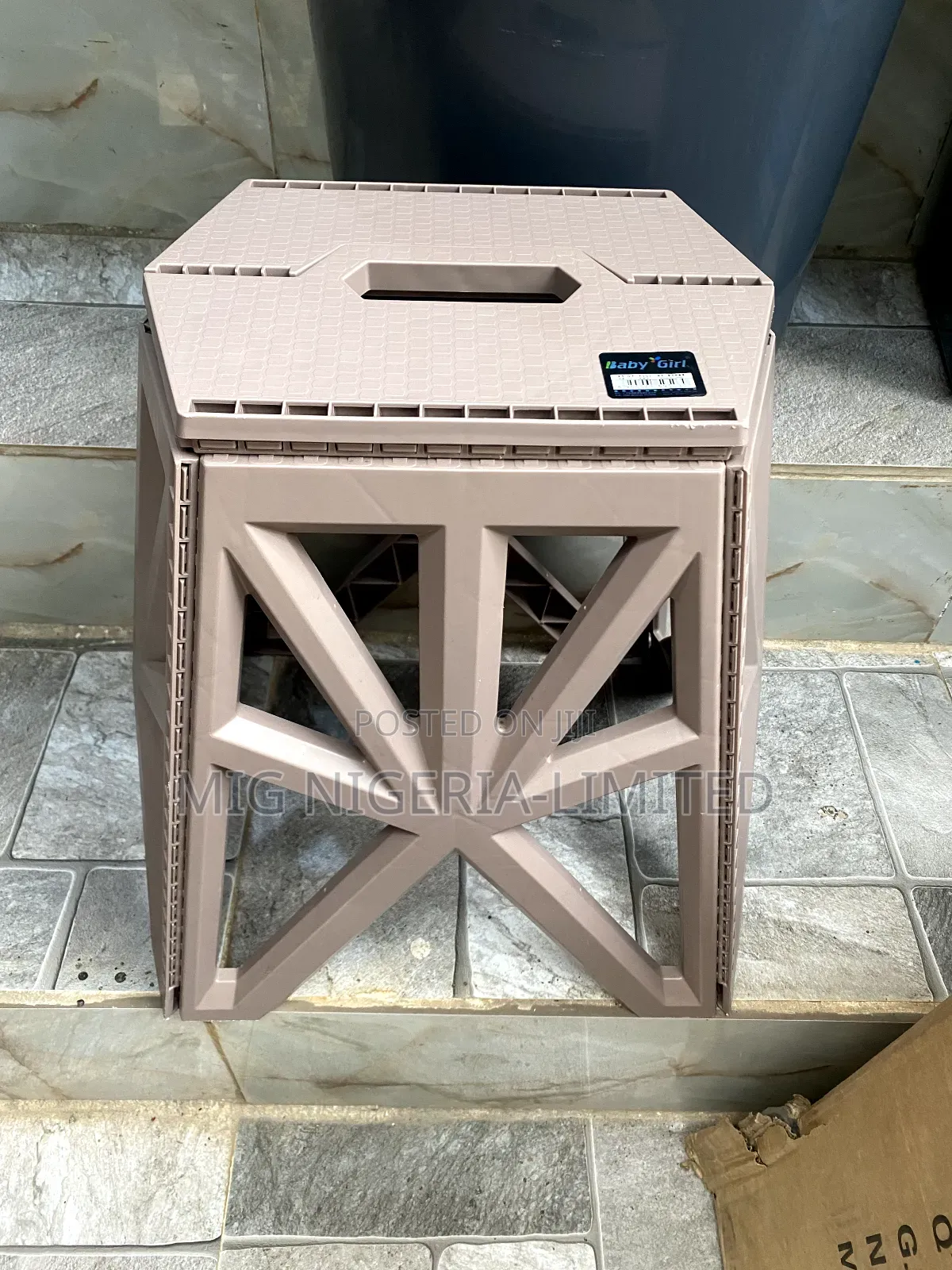 Portable Plastic Folding Adult Stool Multi-Purpose Stool Outdoor