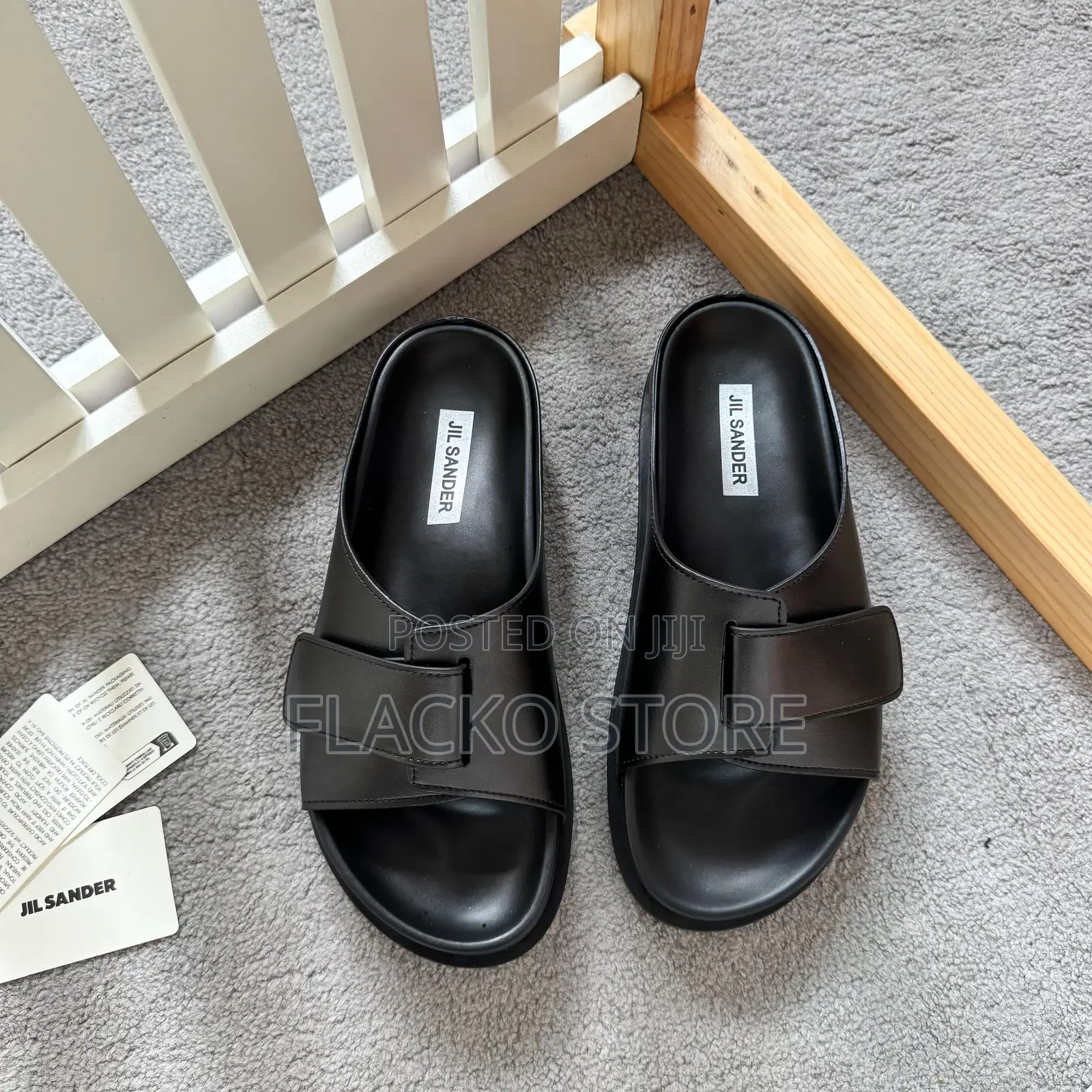 Original Jil Sander Leather Slippers