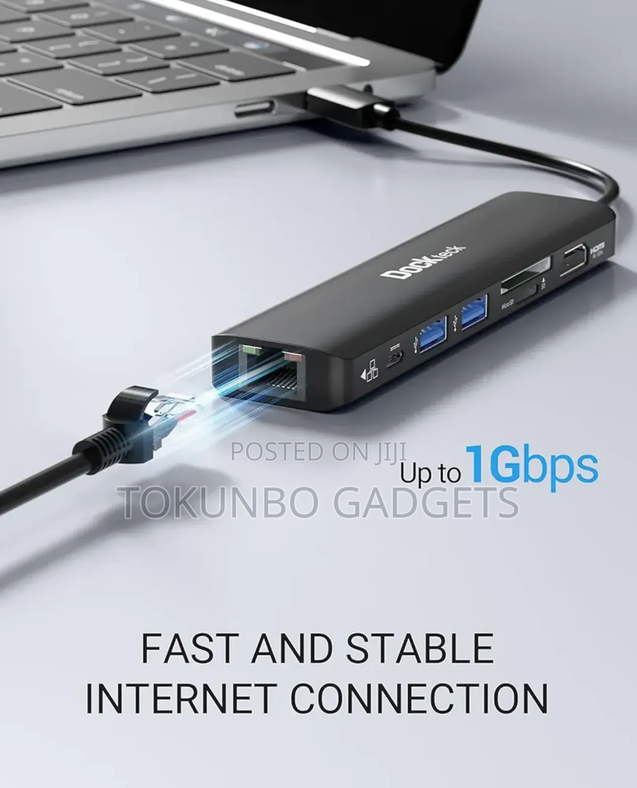 Dockteck Usb C Hub 60hz Hdmi, for Macbook Air/Pro and Windows Os