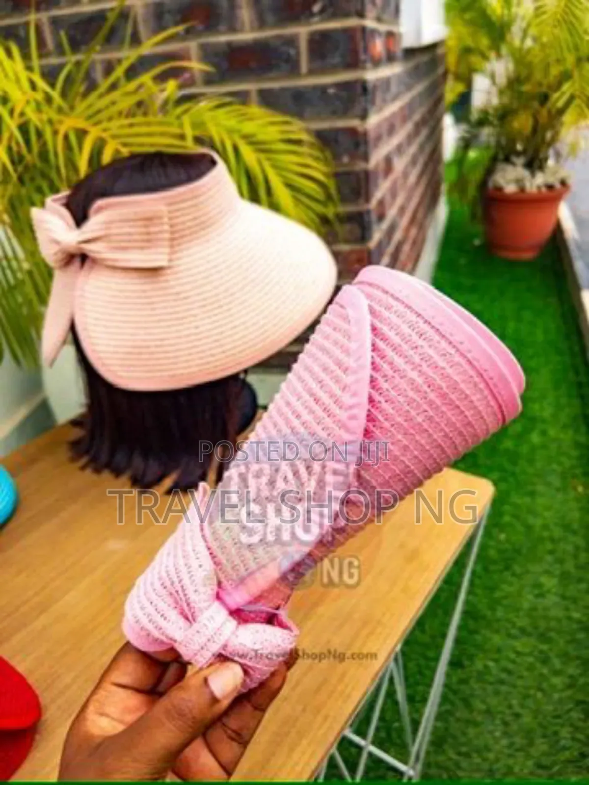 Roll-up Straw Hat Portable Packable Sun Hat