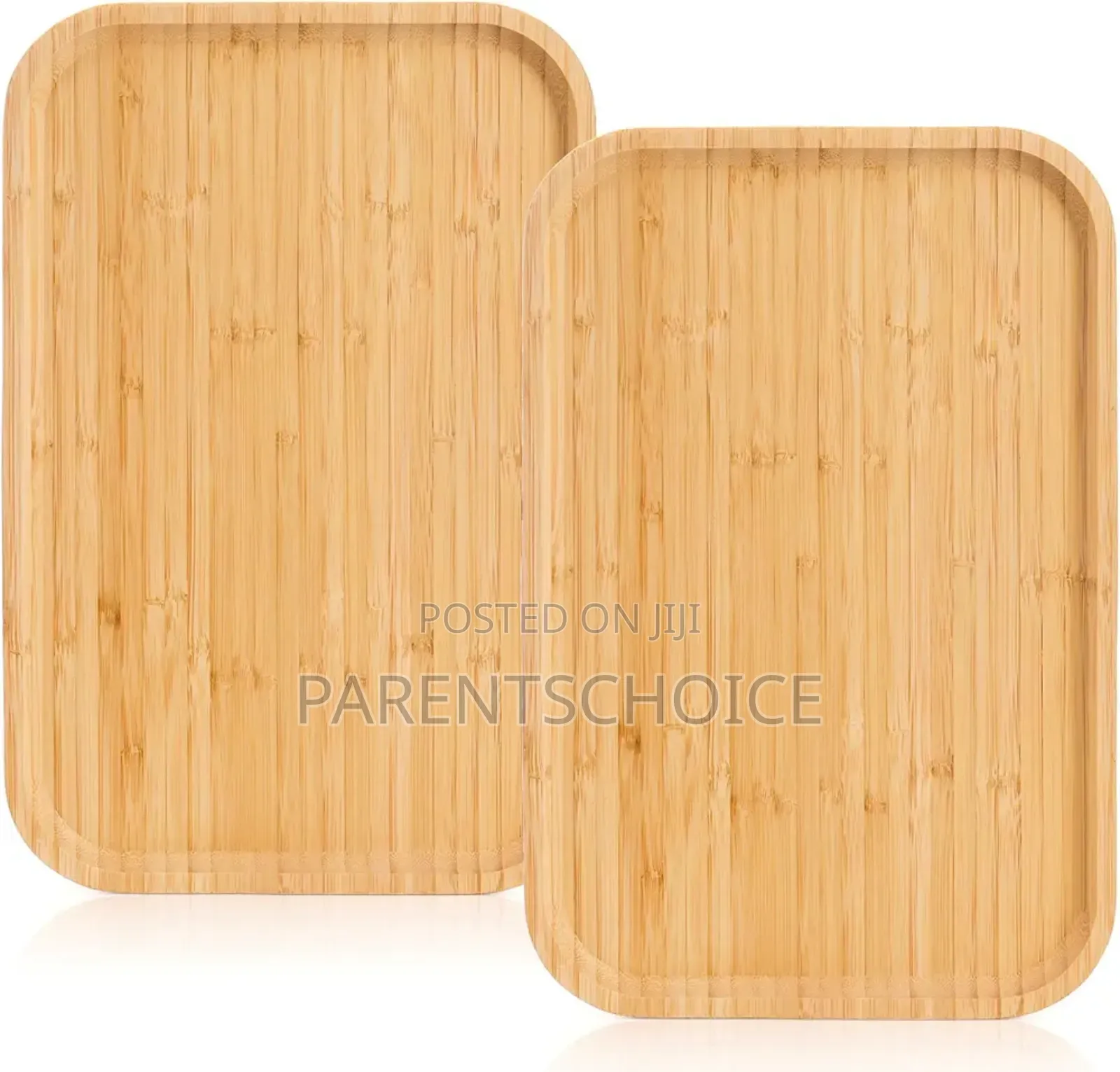 Bamboo Cheese Plate, Food Serving Saucer Wood Rectangular Platter