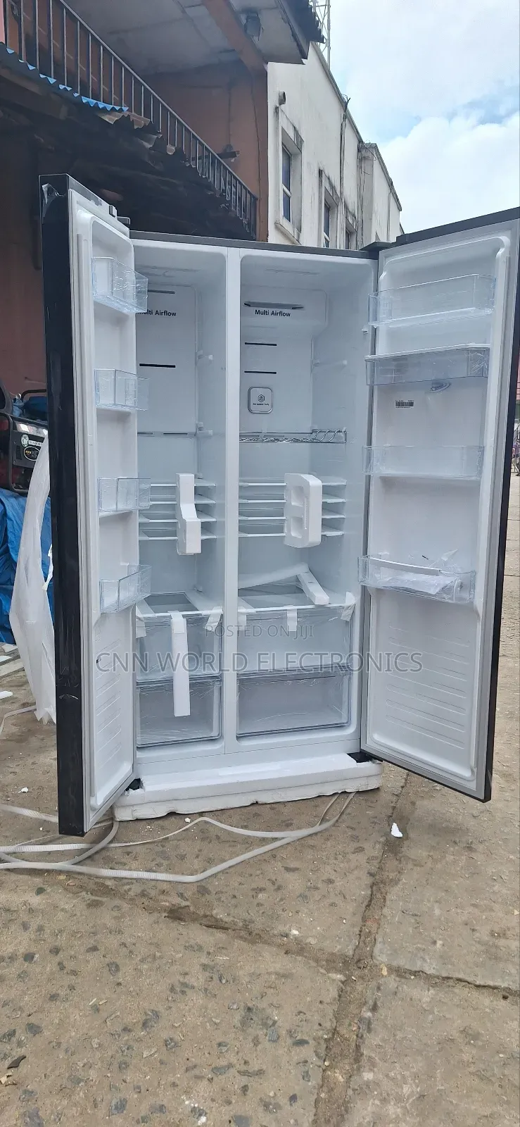 New Hisense Side by Side Inverter Fridge 529l Fast Cooling Warranty