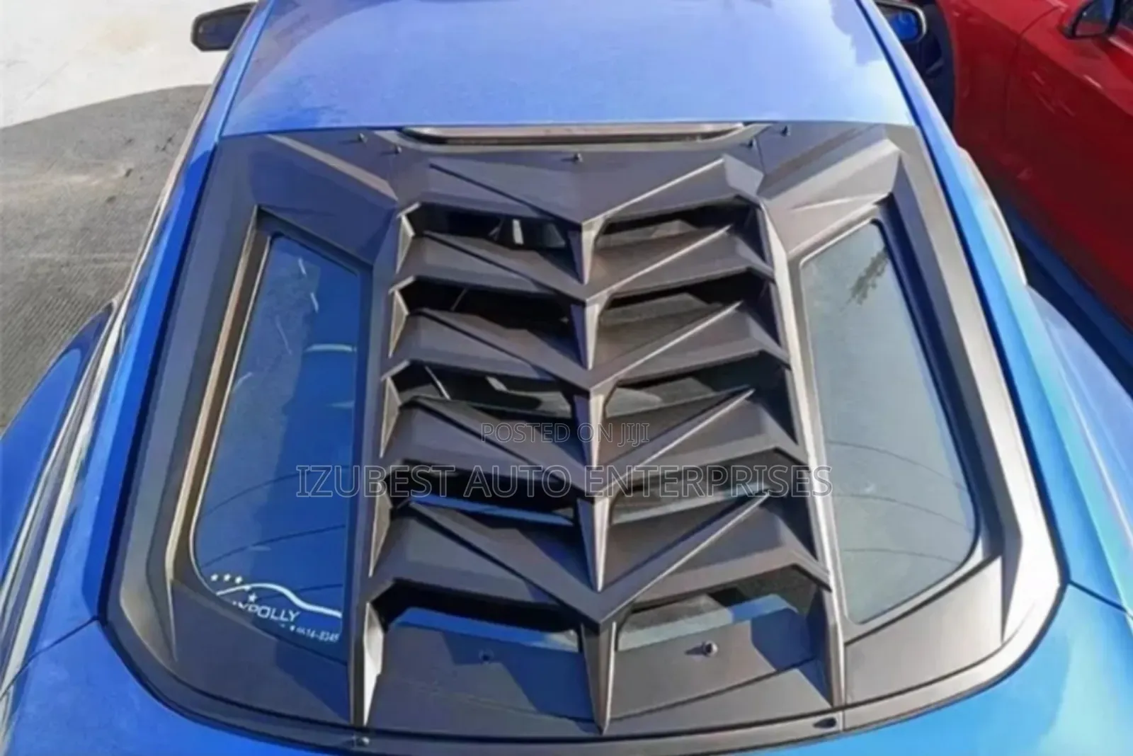 Rear Glass Shield for Super Sports Car