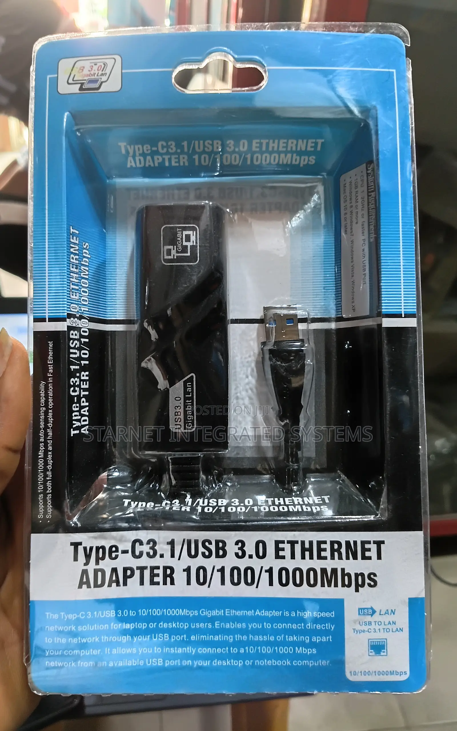 Usb 3.0 Gigabit Rj45 Ethernet Lan Network Adapter