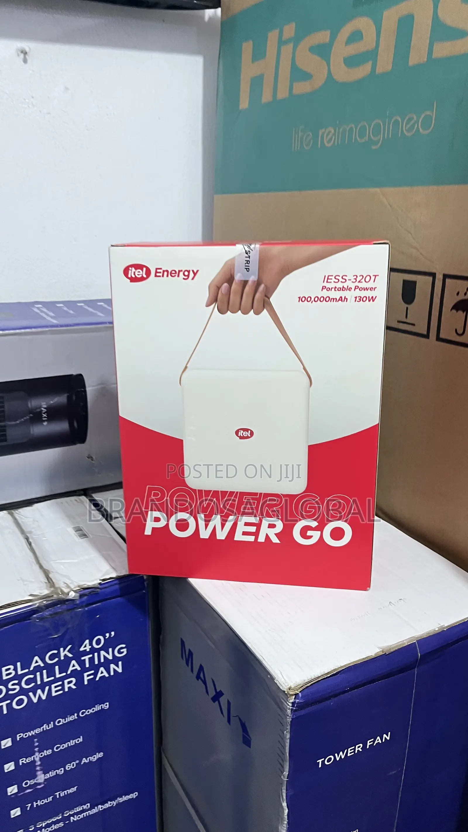 Itel Portable Power 100,000mah/130w (Iess-320t) Mega Capacity Charger