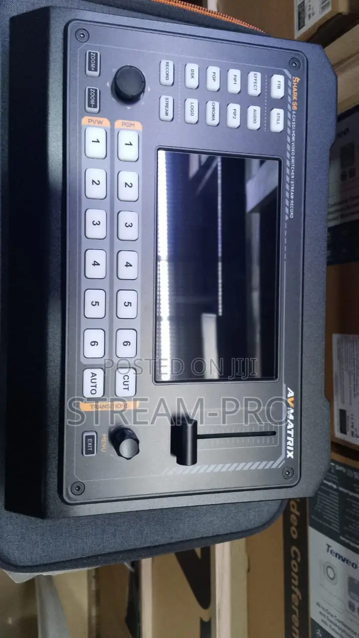 Avmatrix Shark S6 6ch, 4sdi 2 Hdmi Video Switcher, Monitor