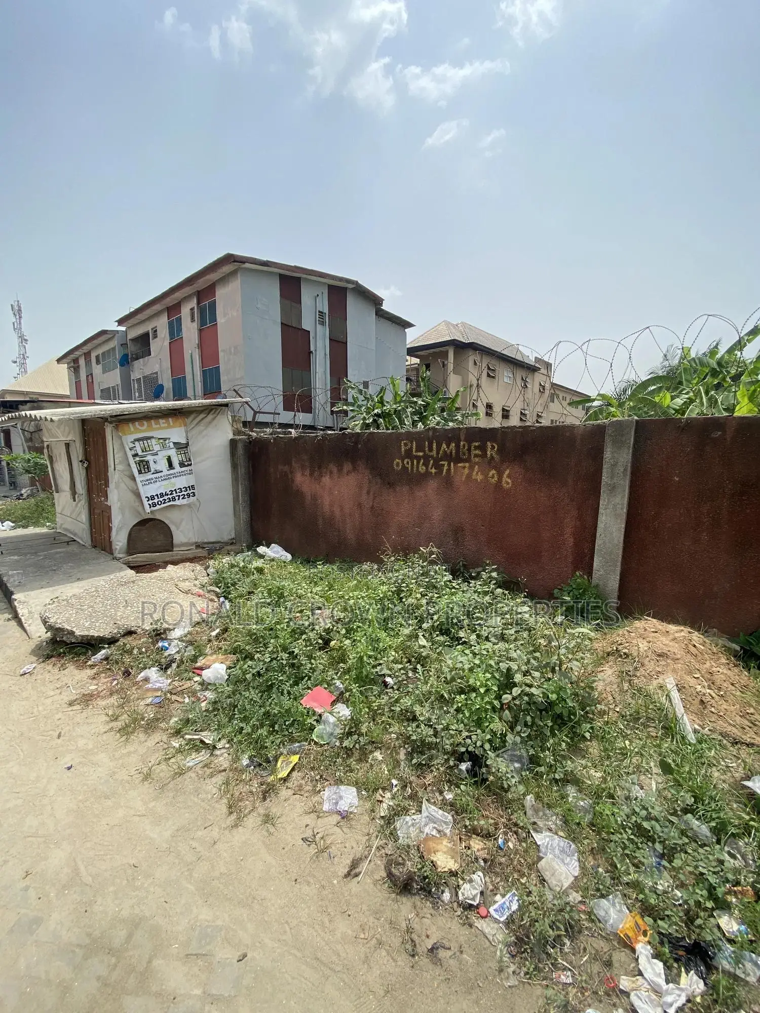 Complete Dry Full Plot Of Land In A Serene Neighborhood At Ago Palace