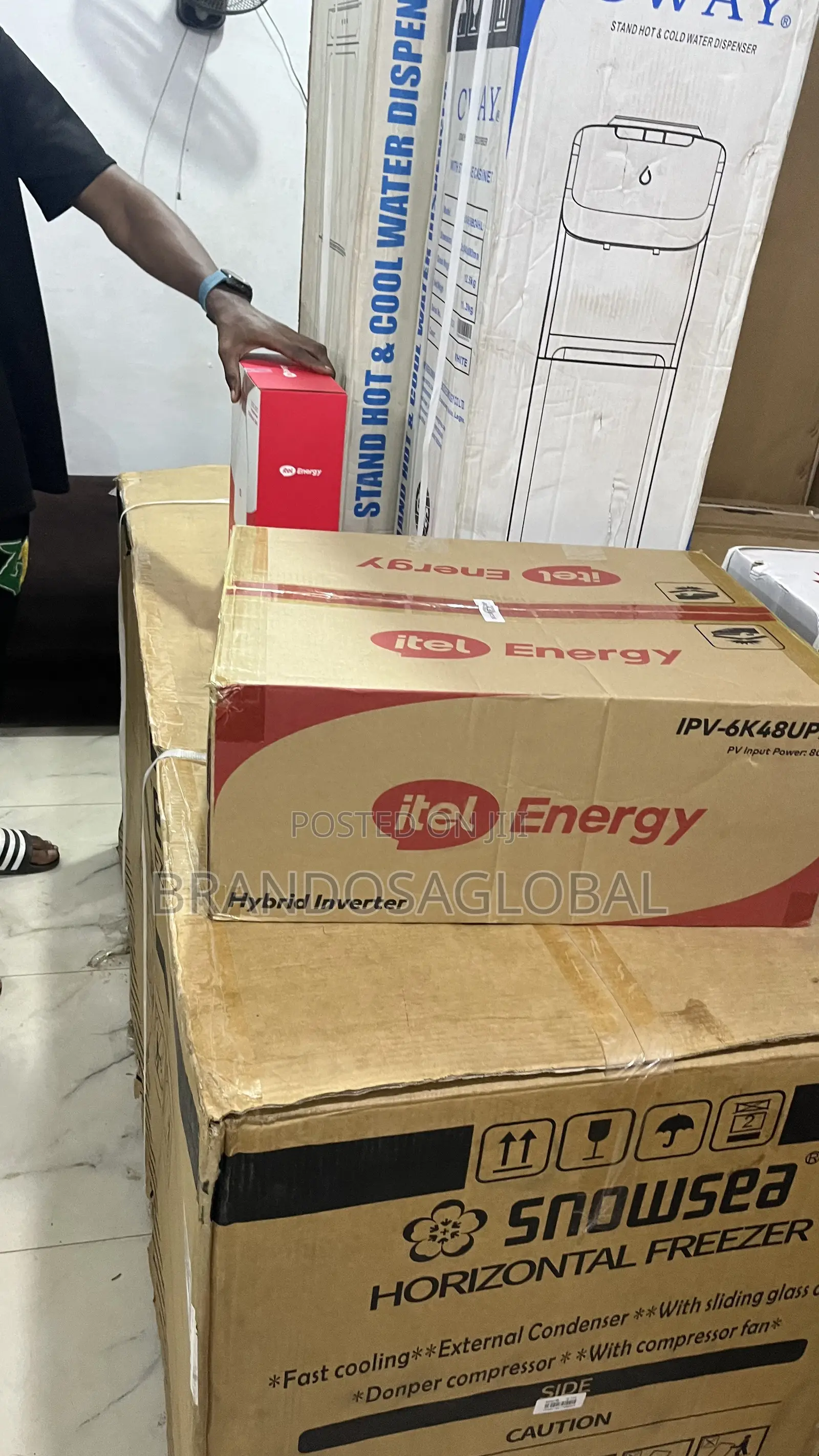 Itel Energy Hybrid Inverter (Ipv-6k48upro) Powerful 6kw Solar Inverter