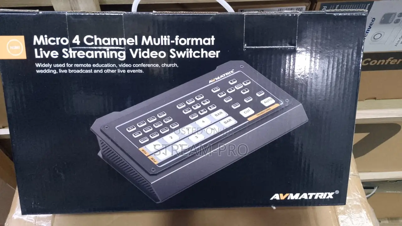 Avmatrix Hvs0401e 4ch Hdmi/Dp Video Switcher With Recording