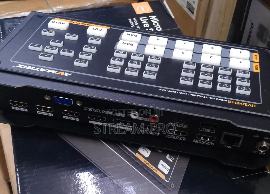 Avmatrix Hvs0401e 4ch Hdmi/Dp Video Switcher With Recording