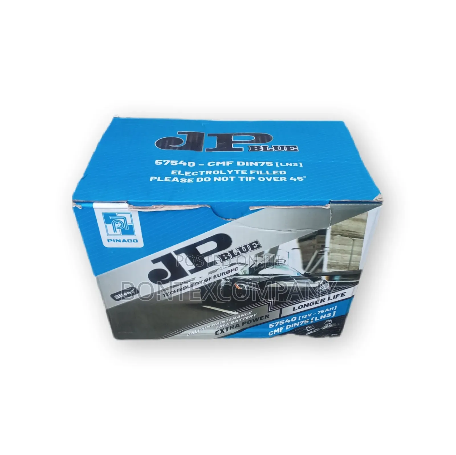 Jp Blue 75ah Calcium Maintenance-Free Battery (12v)