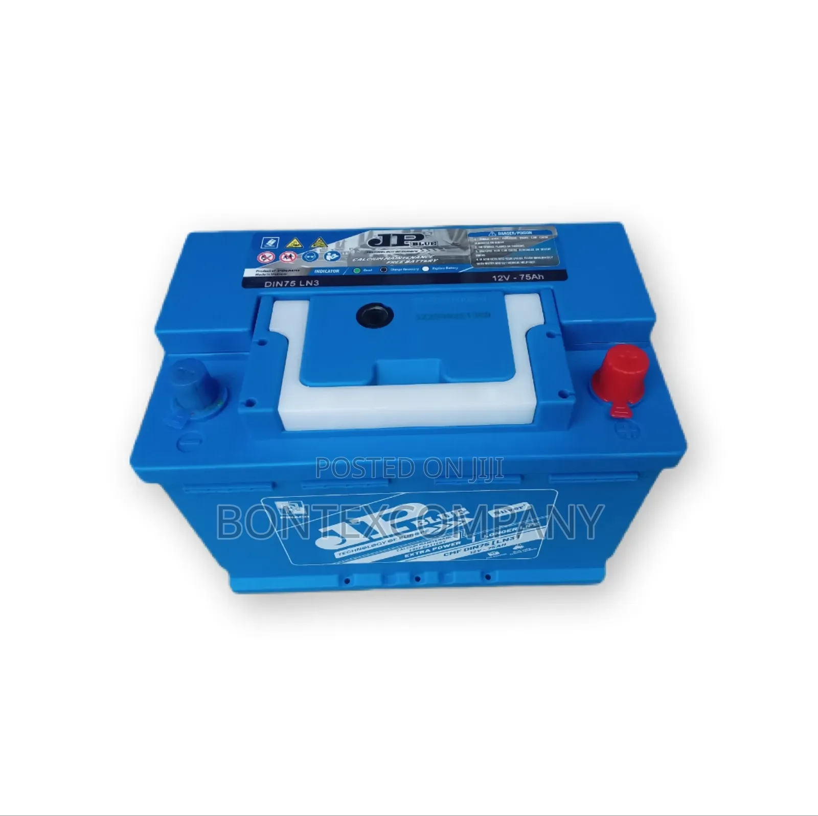 Jp Blue 75ah Calcium Maintenance-Free Battery (12v)