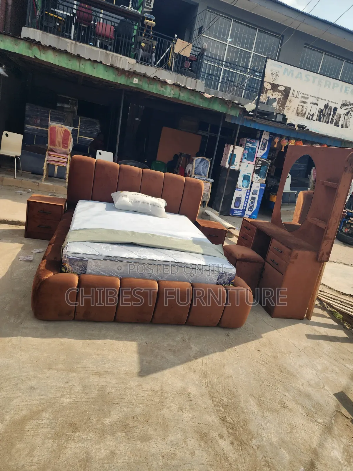 Brand New Padded 5by6 Upholstery Set Of Bed.