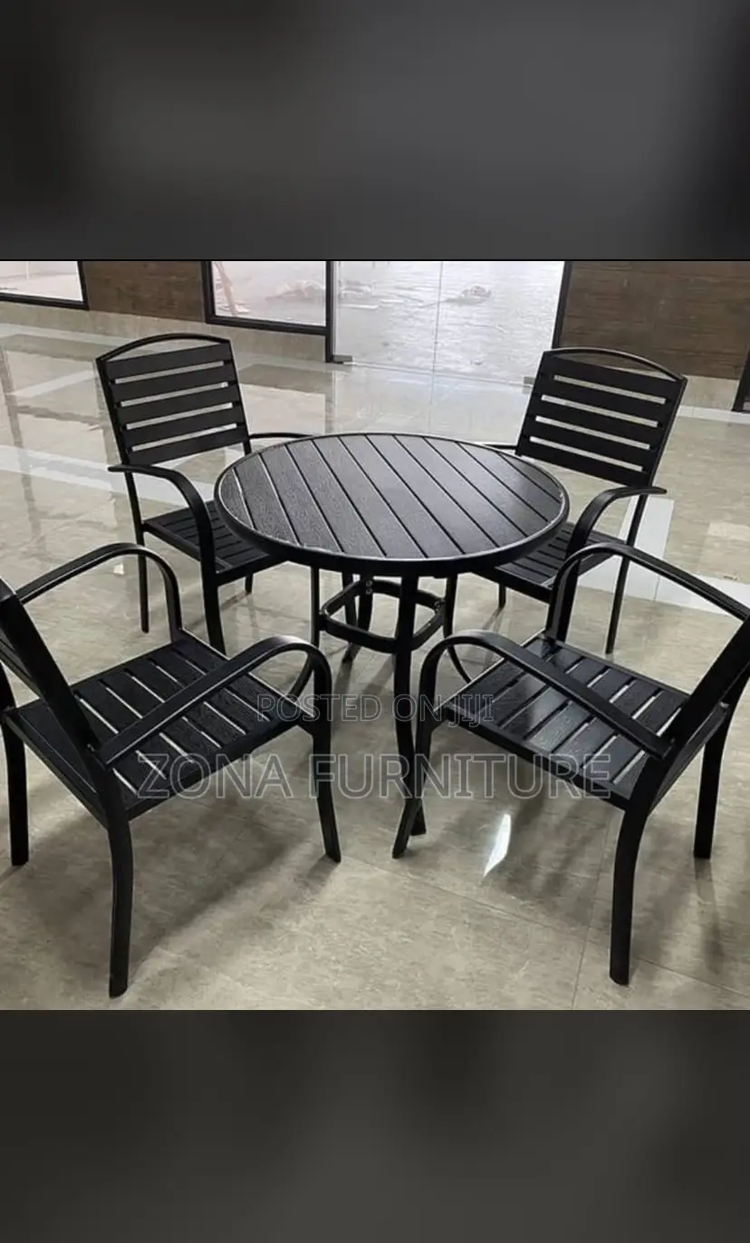 New Model Imported Outdoor Table and Chairs, (4) Chair