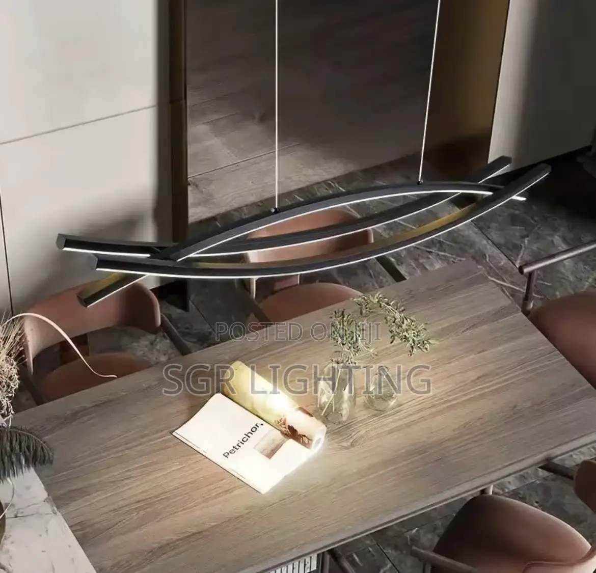 Modern Aluminum Led Pendant Lamp Luxury Chandeliers