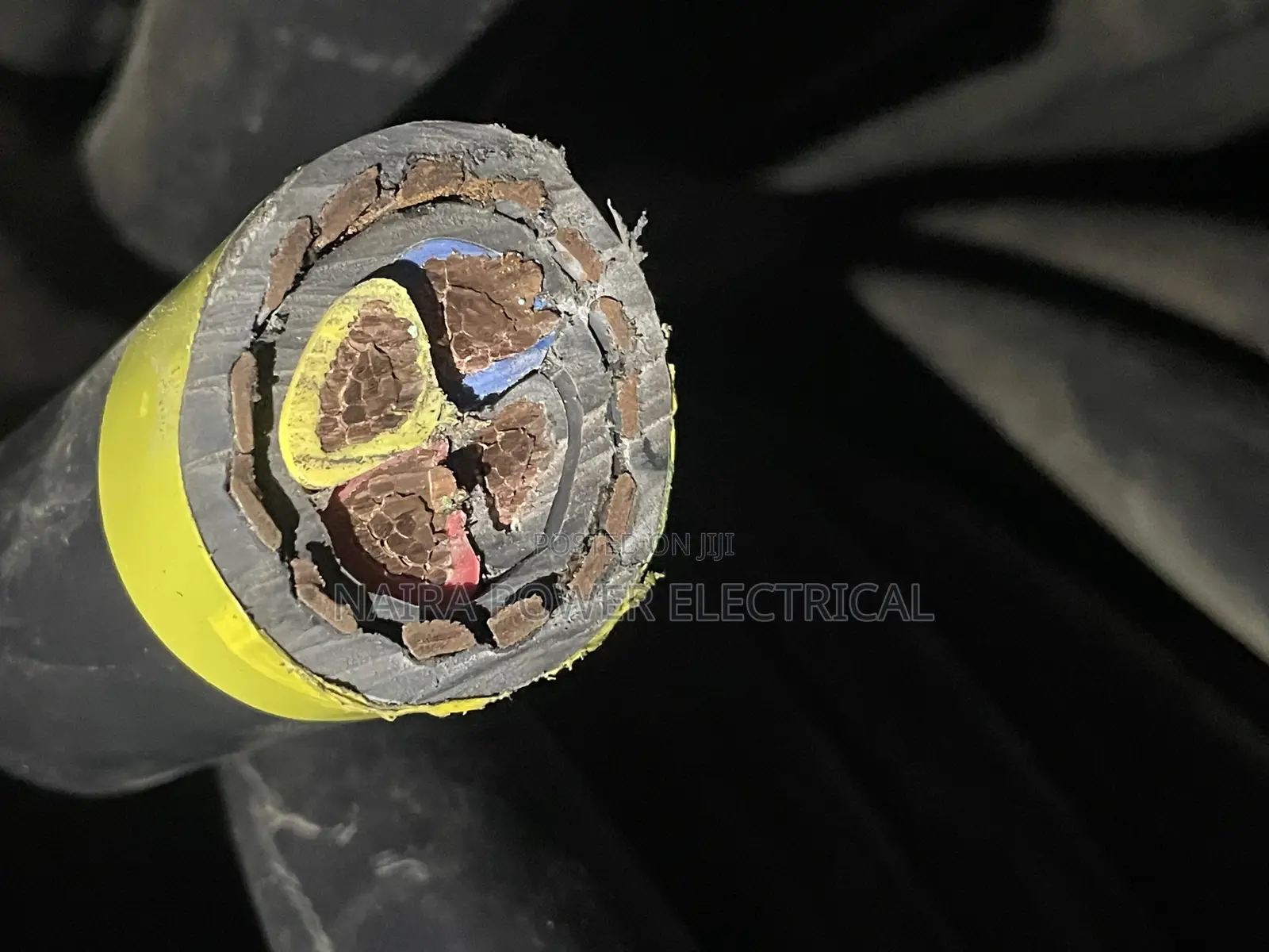50mm 4core Armored Cable Kabel Metal