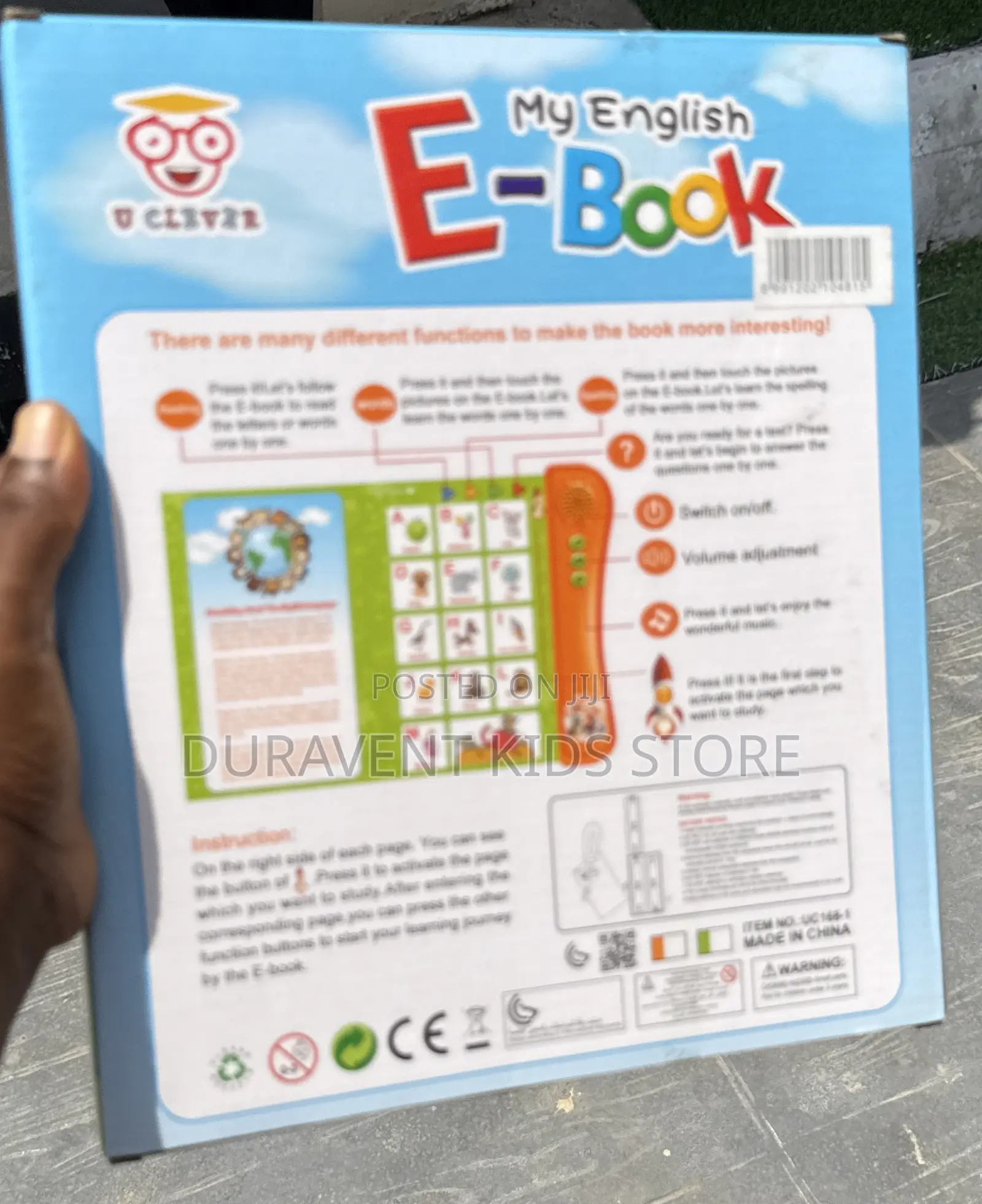 My English Ebook Toy for Toddlers